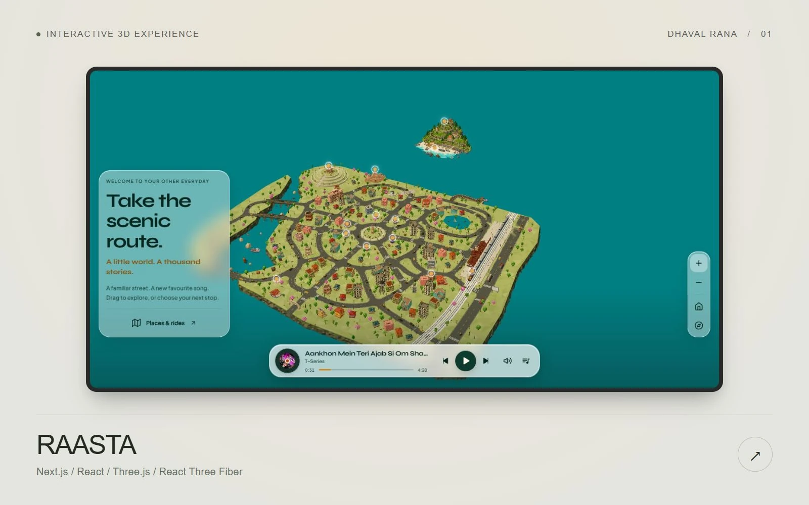RAASTA live website interface